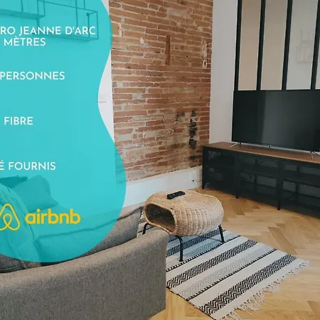 • La Brique Rose - Apt 2p - Place Jeanne D'arc
